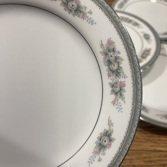 SET OF 6 Noritake Bristol #5504 Salad Luncheon Plates 8 1/4" PRISTINE EXCELLENT! - Picture 3 of 10